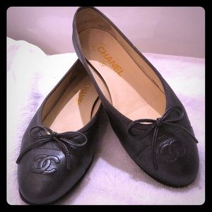 Authentic Chanel ballerina flats